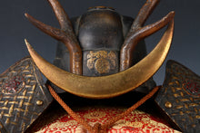 Japanese Samurai Helmet -shikanosuke kabuto- with a Replica Blade
