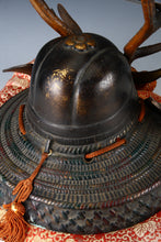 Japanese Samurai Helmet -shikanosuke kabuto- with a Replica Blade