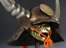Old Japanese Vintage Samurai Helmet -Kuroda Nagakasa- Rare! Shogun Tsushima