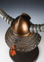 Old Japanese Vintage Samurai Helmet -Kuroda Nagakasa- Rare! Shogun Tsushima