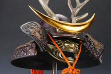 Japanese Samurai Helmet - Shikanosuke Kabuto with Niō Guardian Decoration - Rare Showa Display Piece