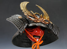 Vintage Japanese Samurai Kabuto Helmet - Tokugawa Ieyasu Style Iron Armor