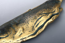 Kitamura Seibo Bronze Salmon Paperweight - Showa Era Japanese Art