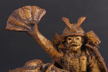 Seibo Kitamura Bronze Sculpture - Samurai Kumagai Naozane, Showa Era