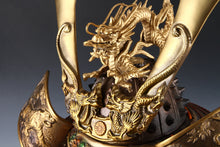Japanese Samurai Helmet -Great Dragon- with a mask Rare!!  源氏兜 Yasuke