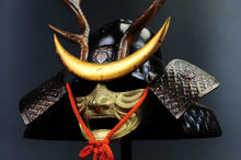 Vintage Japanese Samurai Helmet -shikanosuke kabuto with a mask- Tsushima