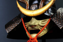 Vintage Japanese Samurai Helmet -shikanosuke kabuto with a mask- Tsushima