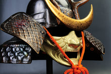 Vintage Japanese Samurai Helmet -shikanosuke kabuto with a mask- Tsushima