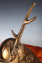 Japanese Samurai Helmet -Yamanaka Shikanosuke Kabuto- Gold Colored