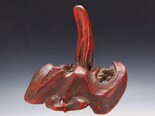 Old Vintage Japanese Paper Clay NOH MASK -Tengu- Braggart Very Rare Product
