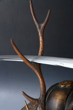 Japanese Samurai Helmet -shikanosuke kabuto- with a Replica Blade
