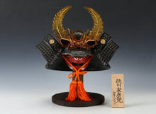 Vintage Japanese Samurai Kabuto Helmet - Tokugawa Ieyasu Style Iron Armor
