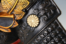 Vintage Japanese Samurai Kabuto Helmet - Tokugawa Ieyasu Style Iron Armor