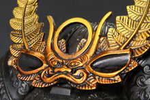 Vintage Japanese Samurai Kabuto Helmet - Tokugawa Ieyasu Style Iron Armor