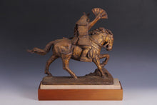 Seibo Kitamura Bronze Sculpture - Samurai Kumagai Naozane, Showa Era