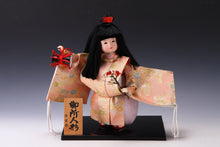 Japanese Real Gofun Kyo Doll -Kawaii Gosho Doll- Ichimatsu Style