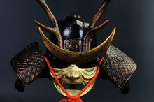 Vintage Japanese Samurai Helmet -shikanosuke kabuto with a mask- Tsushima