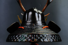 Vintage Japanese Samurai Helmet -shikanosuke kabuto with a mask- Tsushima