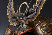 Vintage Japanese Samurai Kabuto Helmet - Tokugawa Ieyasu Style Iron Armor