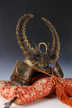 Vintage Japanese Samurai Kabuto Helmet - Tokugawa Ieyasu Style Iron Armor