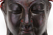Old Vintage Plaster Buddhism Mask -Sho Kannon- Showa Period 聖観音