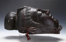Old Vintage Plaster Buddhism Mask -Sho Kannon- Showa Period 聖観音