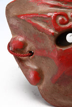 Old Vintage Japanese Paper Clay NOH MASK -Tengu- Braggart Very Rare Product
