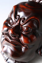 Vintage Japanese Iron Nio Mask  Showa Buddhism Plaque