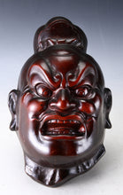 Vintage Japanese Iron Nio Mask  Showa Buddhism Plaque