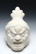 Vintage Japanese Paper Clay Mask  Nara Buddhism Nio Wall Plaque