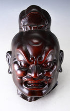 Vintage Japanese Iron Nio Mask  Showa Buddhism Plaque