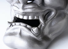 Japanese Pottery Noh Mask Hannya -Jealousy woman- 般若 very heavy