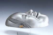 Japanese Vintage Pottery Noh Mask 小面 -Young woman- Ko Omote Tsushima