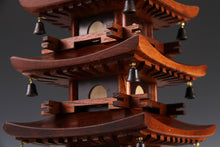 Japanese Vintage Wooden Figure FIVE STORY PAGODA Lamp 五重塔