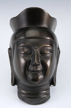 Vintage Japanese Bronze Miroku Mask  Bosatsu Buddhism, Showa Era