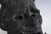 Japanese Old Vintage Noh Mask -Hannya- Paper Clay Nice Product Tsushima