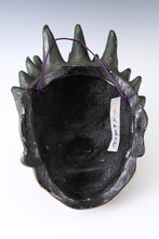Old Vintage Plaster Buddhism Mask Plaque -Basarah Warrior- Showa Product