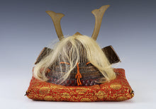 Japanese Vintage Samurai Helmet -Takeda Shingen Kabuto- with a cushion
