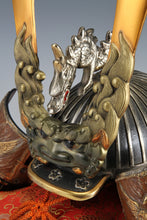 Vintage Japanese Samurai Helmet -Hawk and Leo Kabuto- middle size
