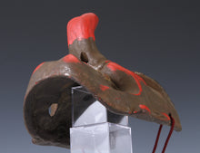 Old Vintage Japanese Paper Clay NOH MASK -Tengu- Braggart Rare Product