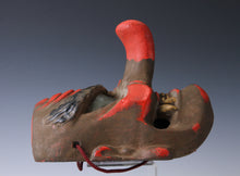 Old Vintage Japanese Paper Clay NOH MASK -Tengu- Braggart Rare Product