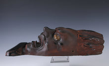 Old Vintage Beautiful Plaster Buddhism Mask -Nio- Early Showa Period