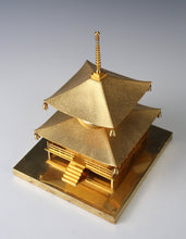 Japanese World Heritage Vintage Brass Buddhism Temple Figure -Kohya San- 根本大塔