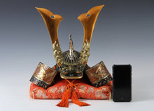 Vintage Japanese Samurai Helmet -Hawk and Leo Kabuto- middle size