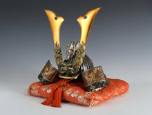 Vintage Japanese Samurai Helmet -Hawk and Leo Kabuto- middle size