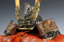 Vintage Japanese Samurai Helmet -Hawk and Leo Kabuto- middle size