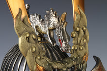 Vintage Japanese Samurai Helmet -Hawk and Leo Kabuto- middle size