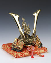 Japanese Vintage Samurai Helmet -Leo and Big Dragon Deco-