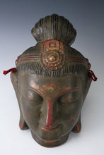 Old Vintage Big Size Paper Clay Buddhism Mask -Holy Buddha- Early Showa Period 仏陀