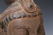 Old Vintage Large Size Paper Clay Buddhism Mask -Buddha- Early Showa Period